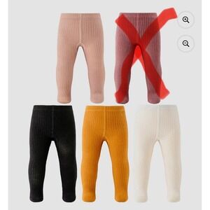 Cecorc 4pk Toddler 1-2T Tights Comb Cotton Socks Opaque Footed  Knit Pantyhose